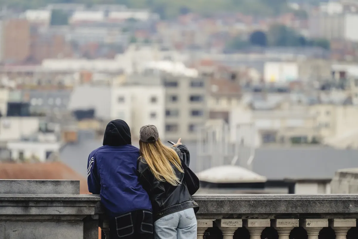 Brussels koppel skyline