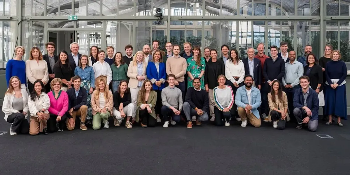 Groepsfoto van Belgium's 40 under 40