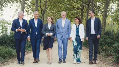 Foto van het directiecomité van P&V Groep
