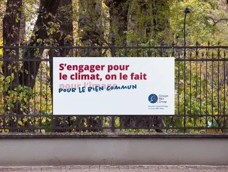 Mockup Billboard - S'engager pour le climat